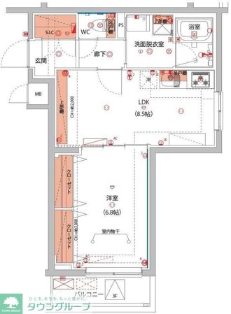 ベルグレードSIの物件間取画像